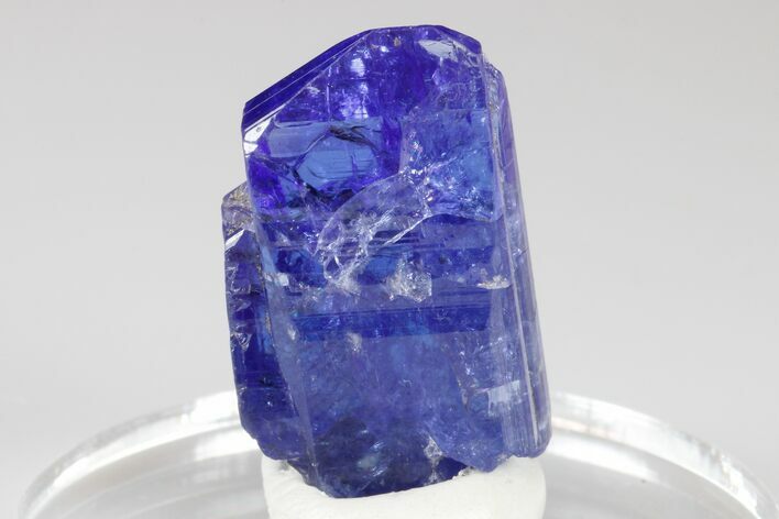 Brilliant Blue-Violet Tanzanite Crystal - Merelani Hills, Tanzania #182357